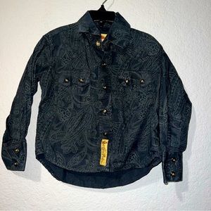 Larry Mahan cowboy collection toddler button down shirt